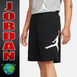 Nike Air Jordan Men's Jumpman Fleece Shorts Sizes L - 2XL Black/White DB1812-010